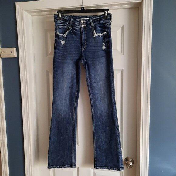 Buckle Denim - BKE Jeans Womens 28 High Rise Bootcut Parker Distressed Denim Cowgirl Western